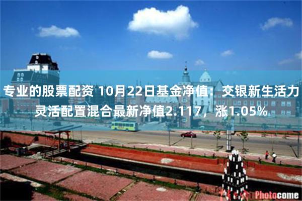 专业的股票配资 10月22日基金净值：交银新生活力灵活配置混合最新净值2.117，涨1.05%