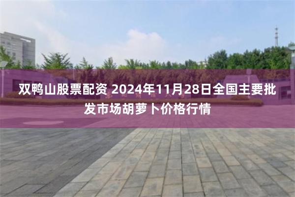 双鸭山股票配资 2024年11月28日全国主要批发市场胡萝卜价格行情