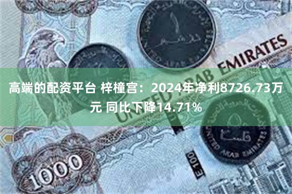 高端的配资平台 梓橦宫：2024年净利8726.73万元 同比下降14.71%